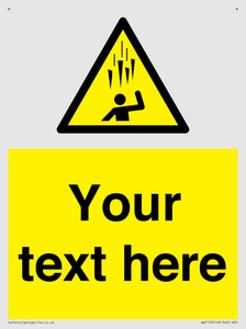 Custom Falling Ice sign